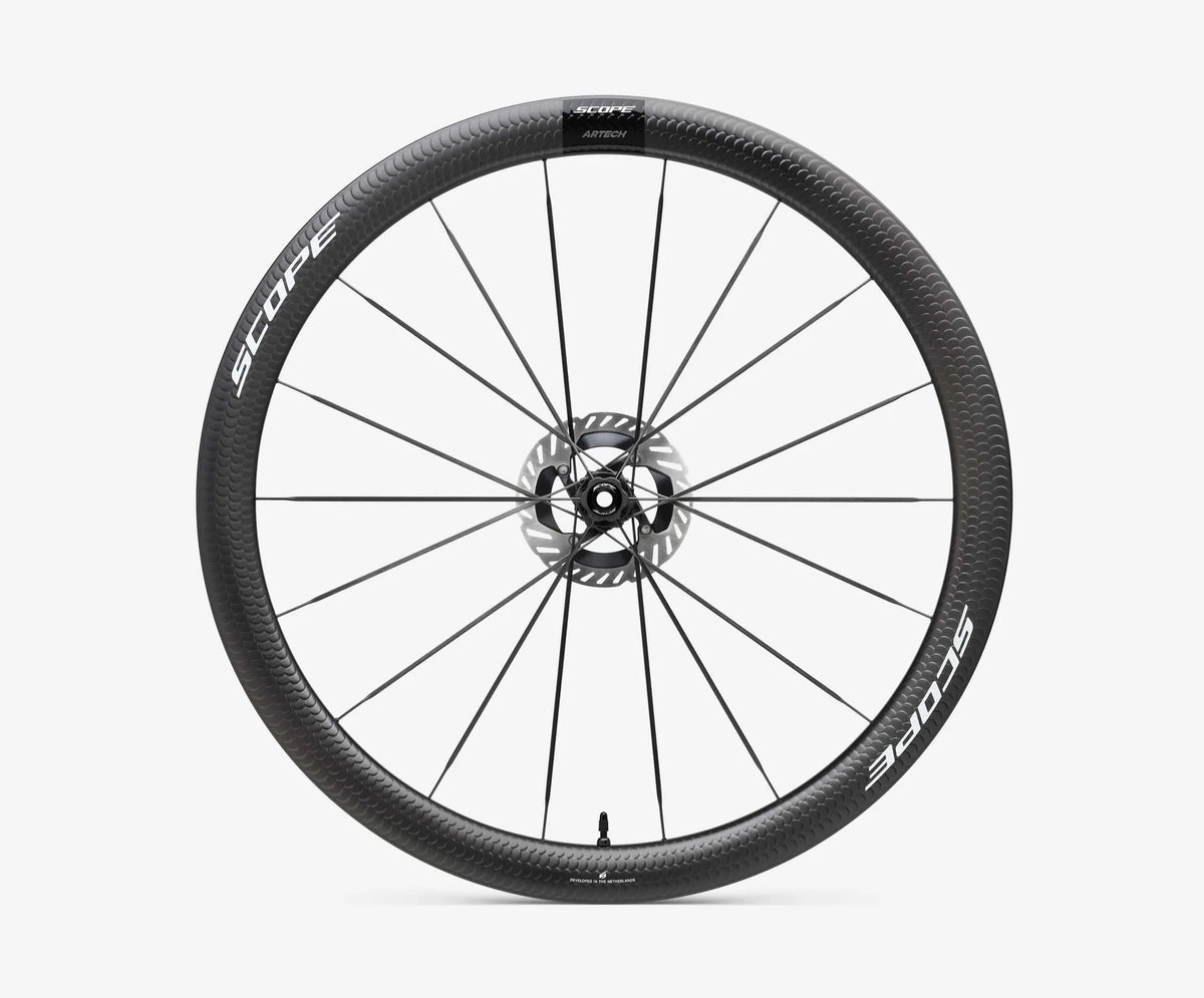 SCOPE Artech 4.A Carbon All-Road Wheelset - White Decals