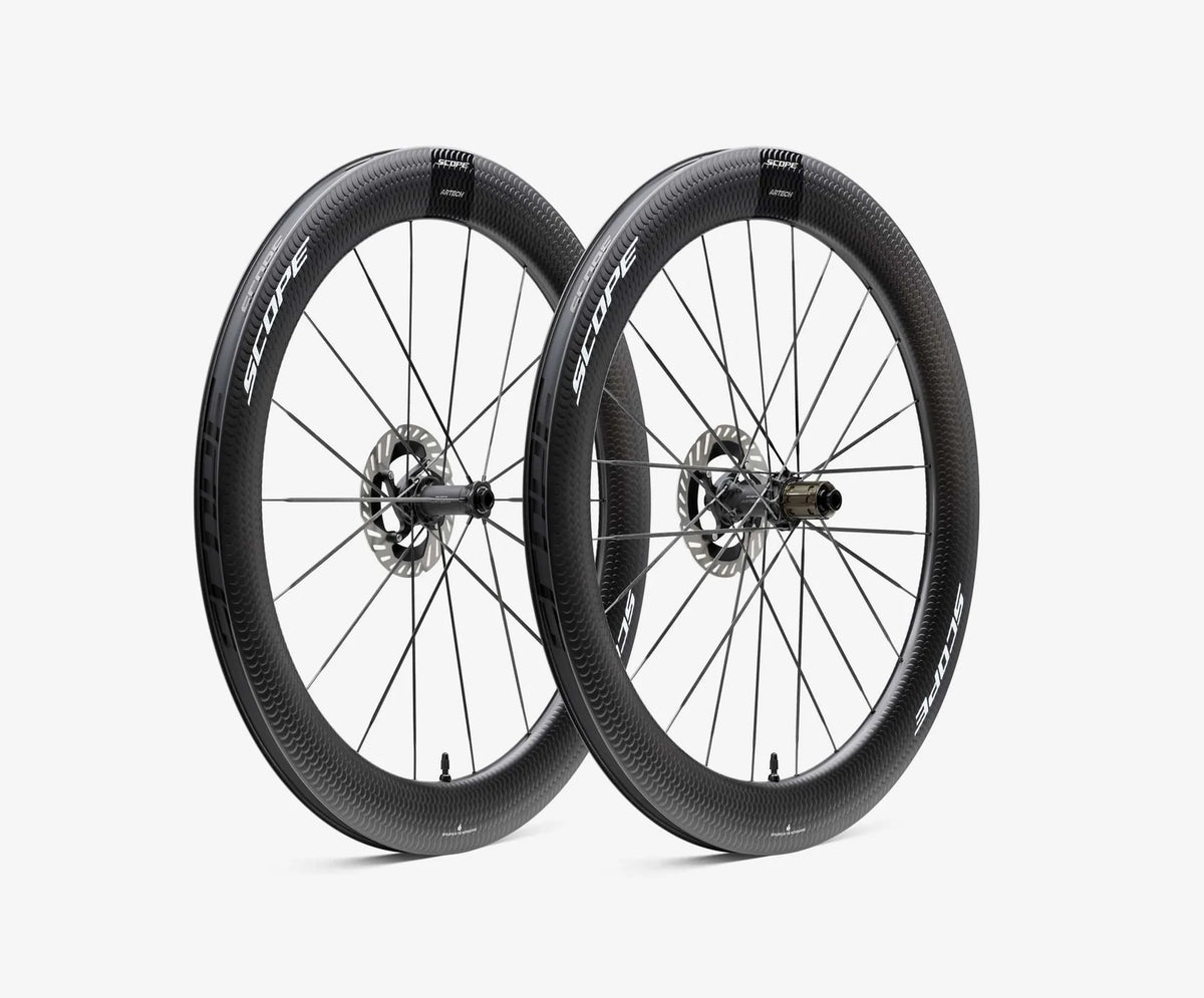 SCOPE Artech 6.A Carbon All-Road Wheelset - White Decals