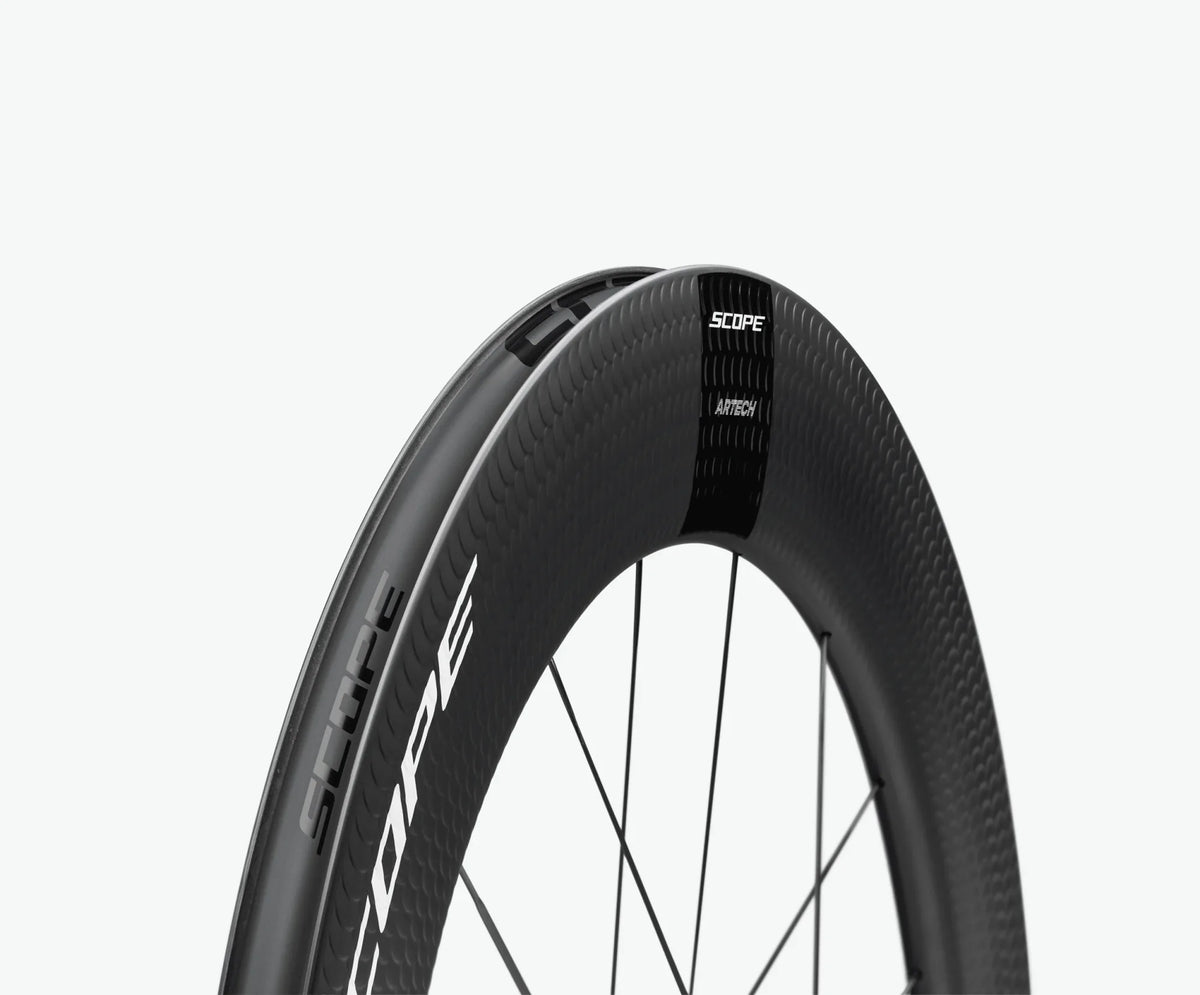 SCOPE Artech 8.T Carbon TT/Triathlon Wheelset - White Decals