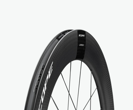 SCOPE Artech 8.T Carbon TT/Triathlon Wheelset - White Decals