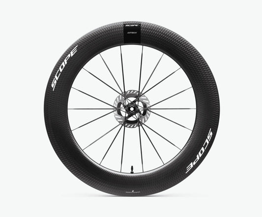 SCOPE Artech 8.T Carbon TT/Triathlon Wheelset - White Decals