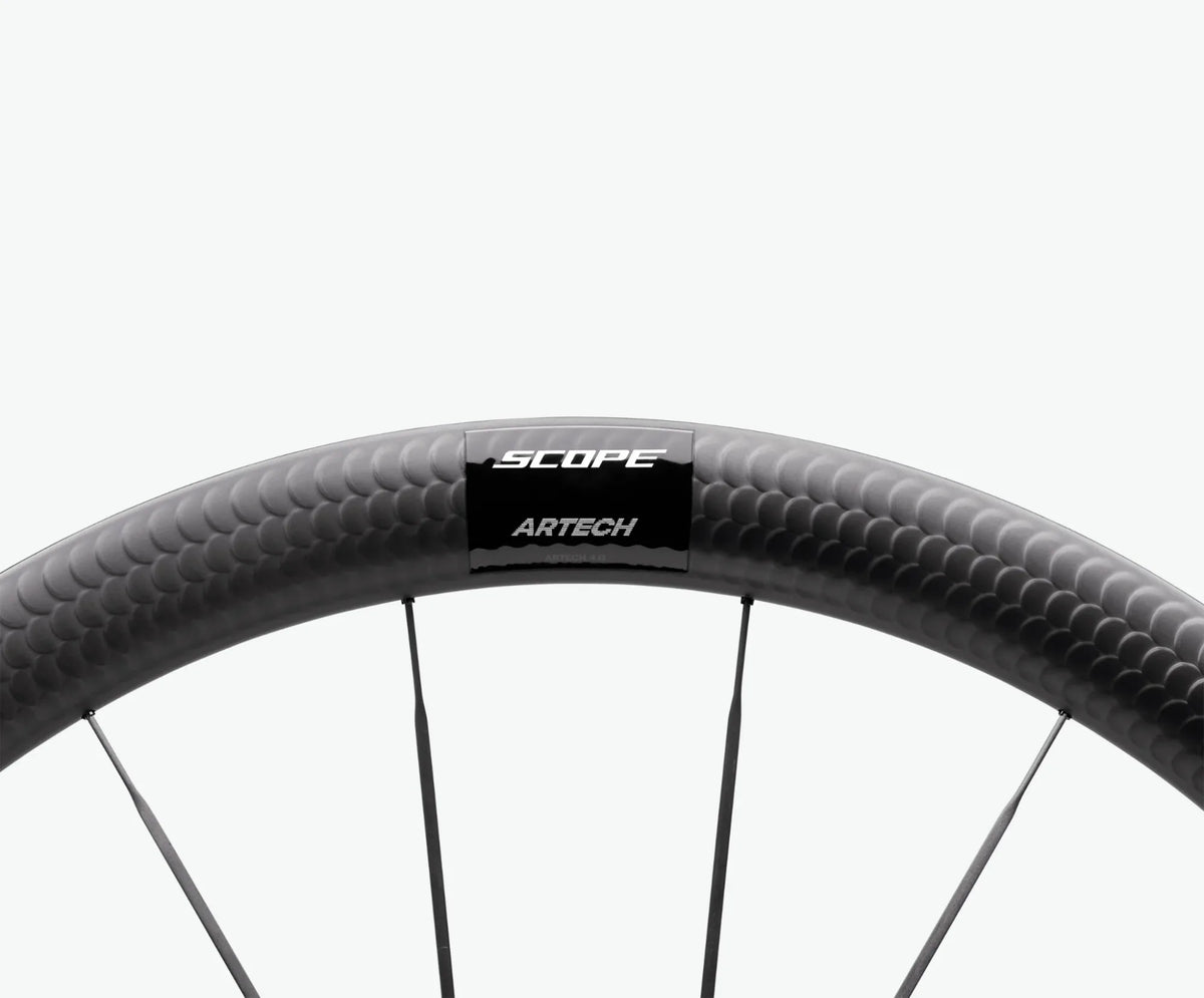 SCOPE Artech 4.G Carbon Gravel Wheelset - White Decals