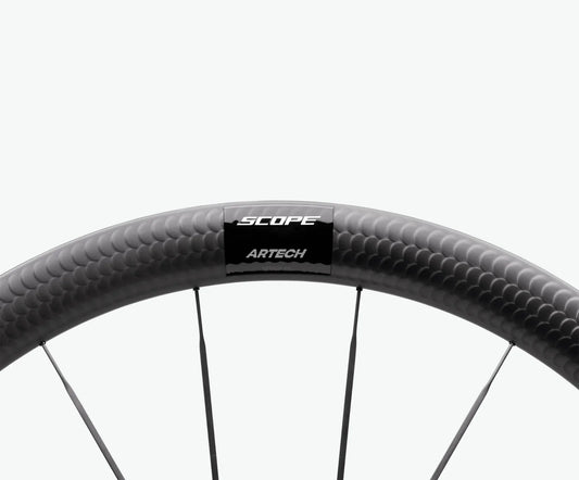 SCOPE Artech 4.G Carbon Gravel Wheelset - White Decals