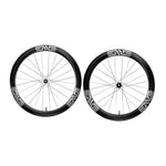 ENVE SES 4.5 PRO Disc Wheelset - Carbon Black/Silver Logo — complete front and rear wheelset