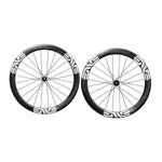 ENVE SES 4.5 Disc Wheelset - Black/White Decals — complete front and rear wheelset