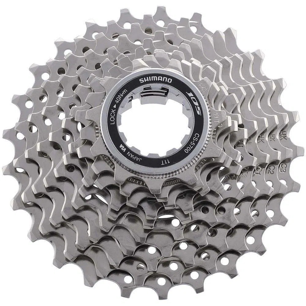 SHIMANO Cassette 105 5700 10s - Silver – Velodrom CC SHIMANO Cassette 105 5700 10s - Silver – Velodrom CC