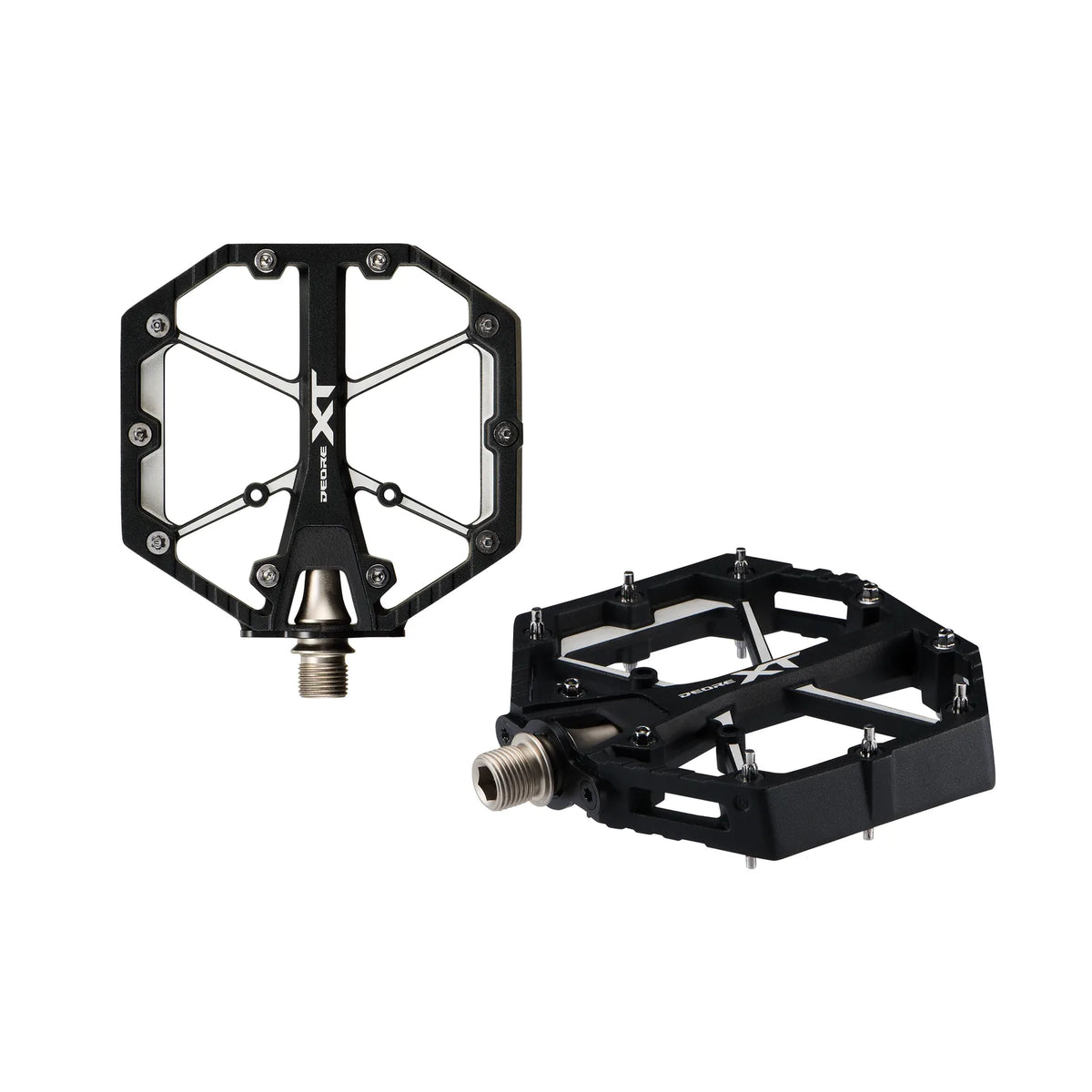 SHIMANO Deore XT PD-M8240 Flat Pedals - Black