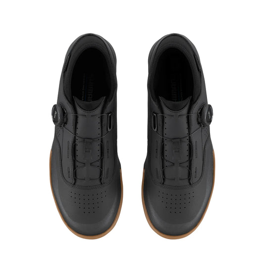 SHIMANO GF800 Flat Pedal MTB Shoes - Black/Amber