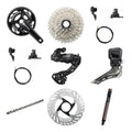 SHIMANO GRX groupset component layout