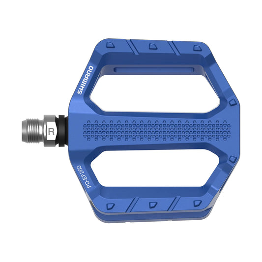 SHIMANO PD-EF202 Flat Pedals - Blue