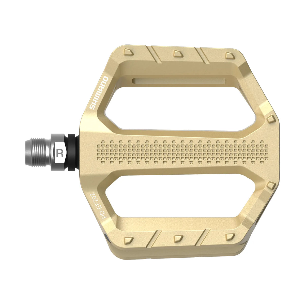 SHIMANO PD-EF202 Flat Pedals - Gold