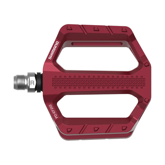 SHIMANO PD-EF202 Flat Pedals - Red
