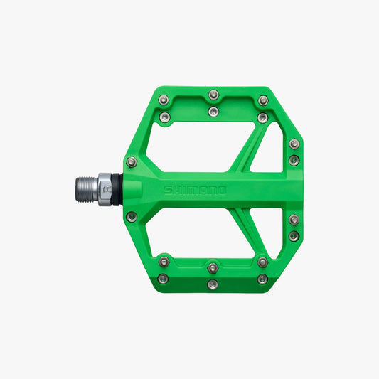 SHIMANO PD-GR400 Flat Pedals - Green