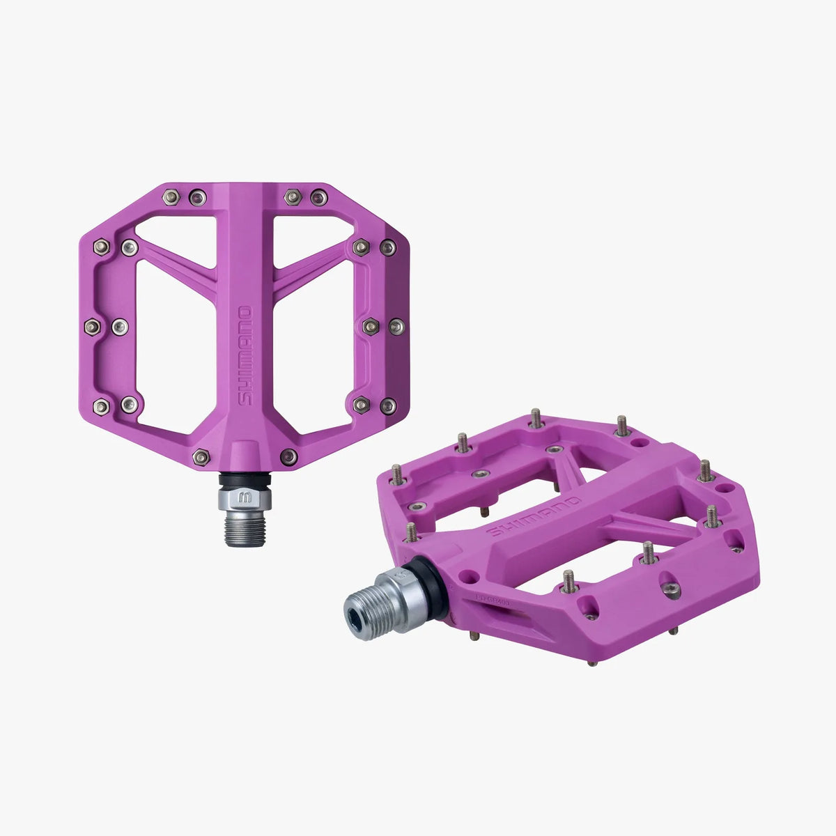 SHIMANO PD-GR400 Flat Pedals - Purple
