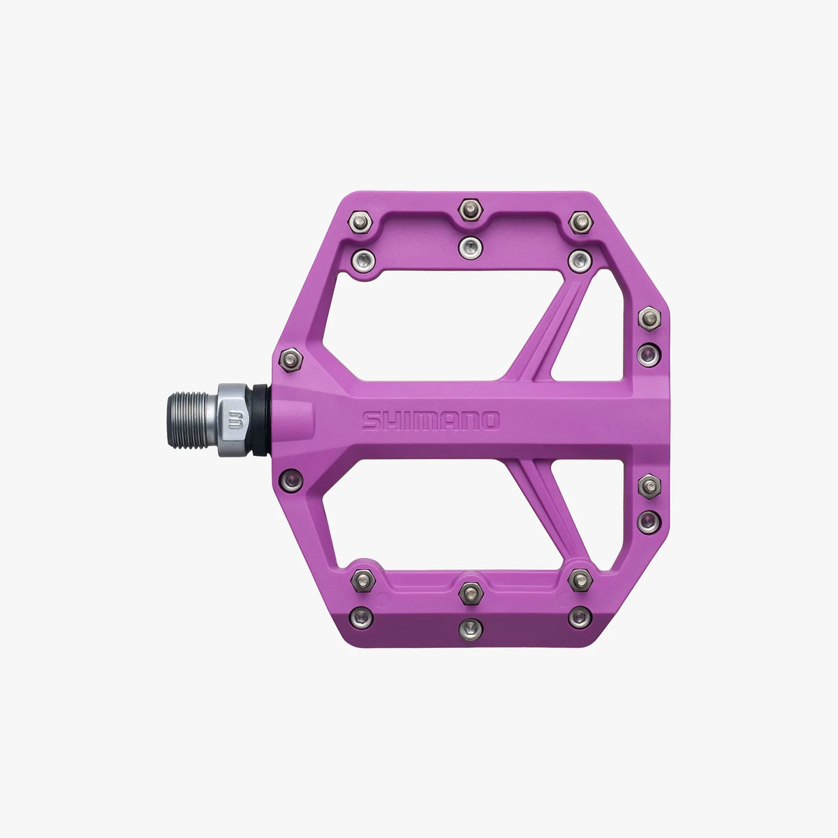 SHIMANO PD-GR400 Flat Pedals - Purple