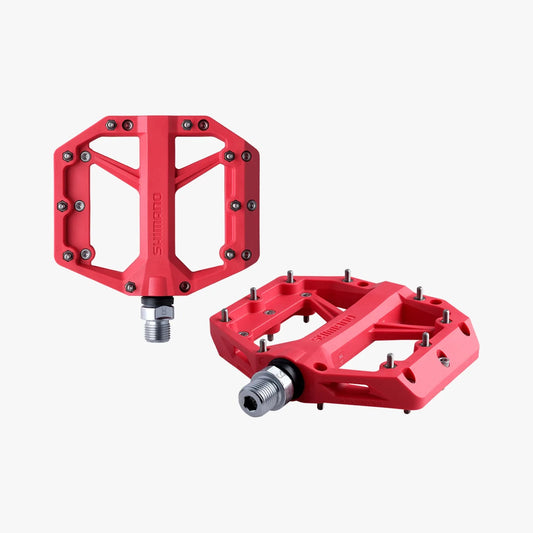 SHIMANO PD-GR400 Flat Pedals - Red