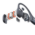 REFURBISHED SHOKZ OpenRun Pro 2 Bone Conduction Sport Headphones - Negro