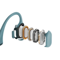 SHOKZ OpenRun Pro Bone Conduction Sport Headphones - Blue-Headphones-850033806335