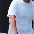 SILENCIOSA Embossed TShirt - White-Casual Shirt-