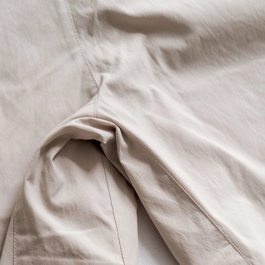 SILENCIOSA Light Shorts - Beige-Casual Shorts-