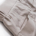 SILENCIOSA Light Shorts - Beige-Casual Shorts-