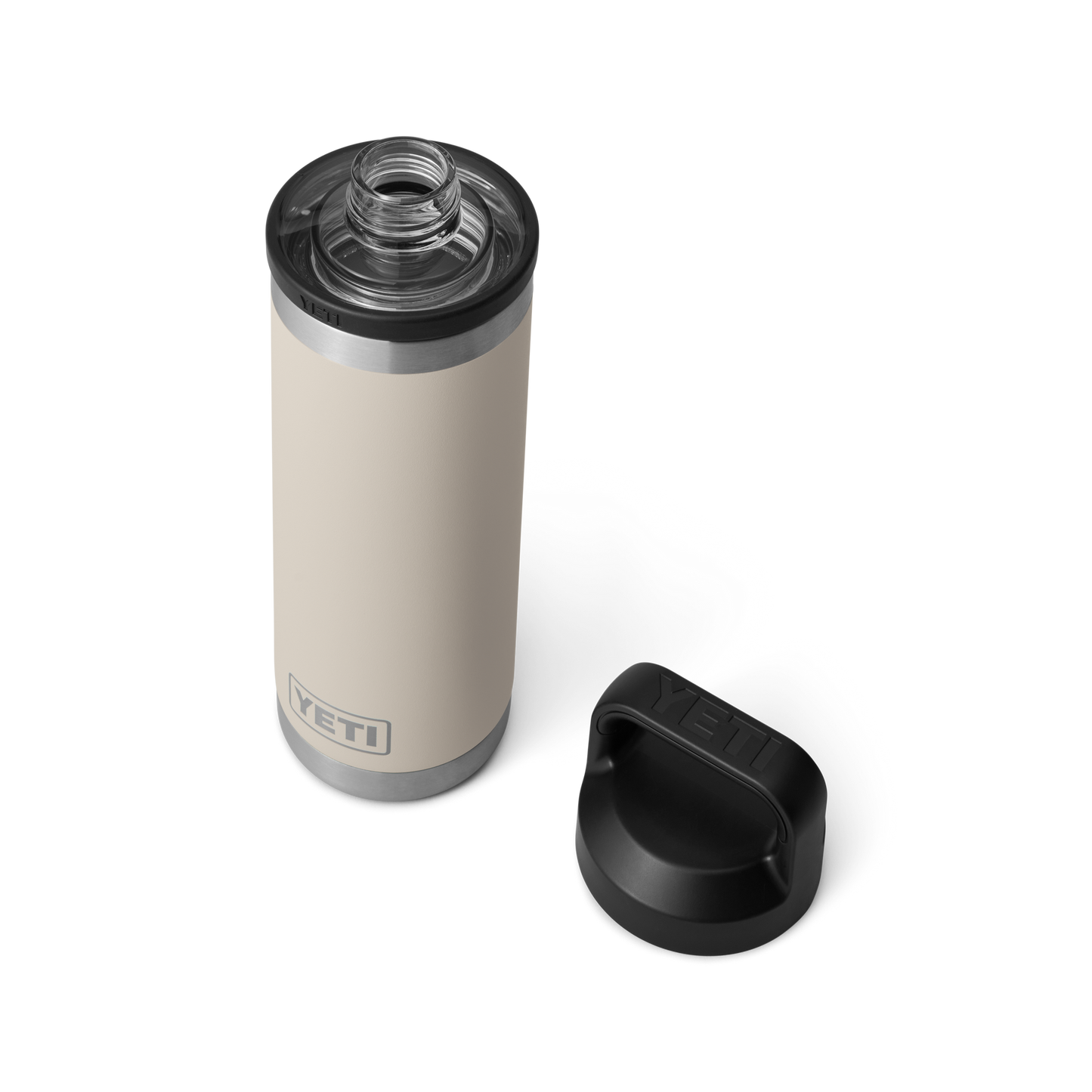 YETI Rambler 18 OZ 532ml Fles met chug-dop - Cape Taupe