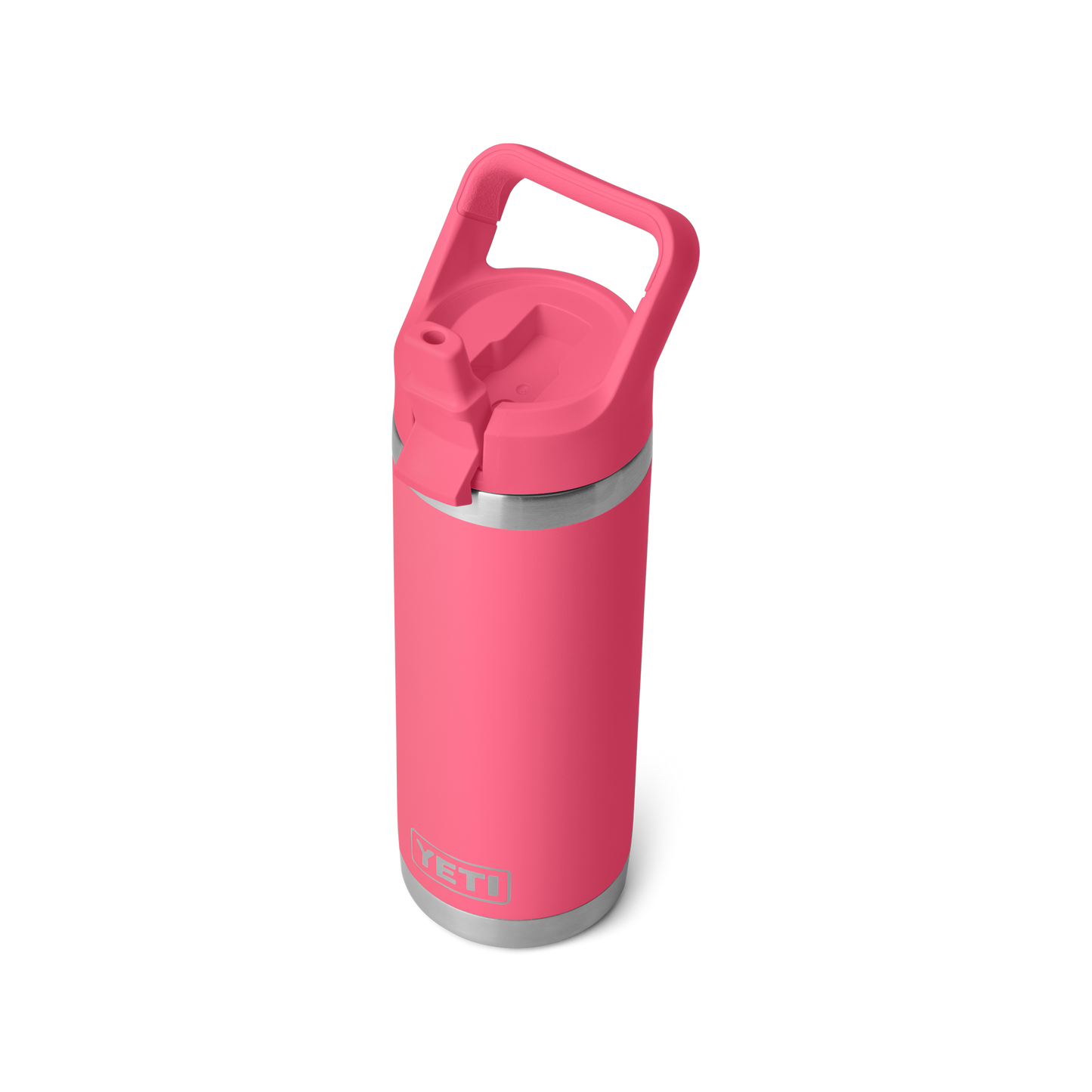 YETI Rambler 18oz/532m Flaske with Straw Kasket - Tropical Pink
