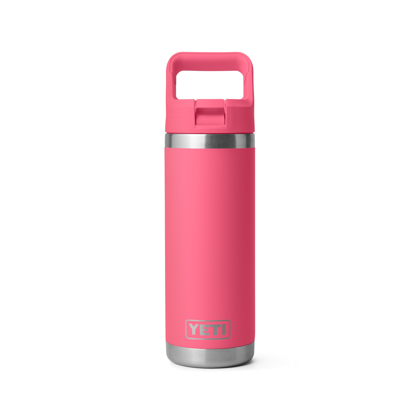 YETI Rambler 18oz/532m Flaske with Straw Kasket - Tropical Pink