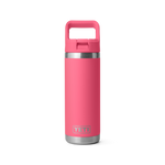YETI Rambler 18oz/532m Flaske with Straw Kasket - Tropical Pink