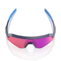 RIDE 100% Slendale XS Sunglasses - Satin Storm Metallic / Purple Multilayer Mirror Lens