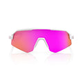 RIDE 100% Slendale XS Gafas de Sol - Matte Blanco / Pink / HiPER Vital Pink Mirror Lens