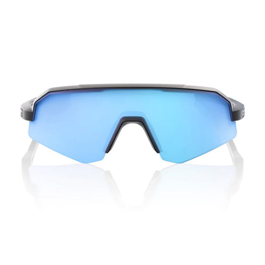 RIDE 100% Slendale XS Sunglasses - Matte Negre / HiPER Blue Multilayer Mirror Lens
