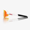RIDE 100% Slendale XS Zonnebril - Matte Wit / HiPER Red Multilayer Mirror Lens