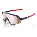 RIDE 100% Slendale Solbriller - Gloss Carbon Fiber / HiPER Crimson Silver Mirror Lens