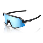 RIDE 100% Slendale Sunglasses - Matte Black / HiPER Blue Multilayer Mirror Lens