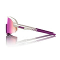 RIDE 100% Slendale Sunglasses - Matte Chalk / Purple Multilayer Mirror Lens