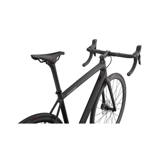 SPECIALIZED AETHOS PRO 2022 Sram Force AXS Disc Complete Road Bike - Carbon / Flake Silver / Gloss Black Fork Fade-Complete Road Bikes-