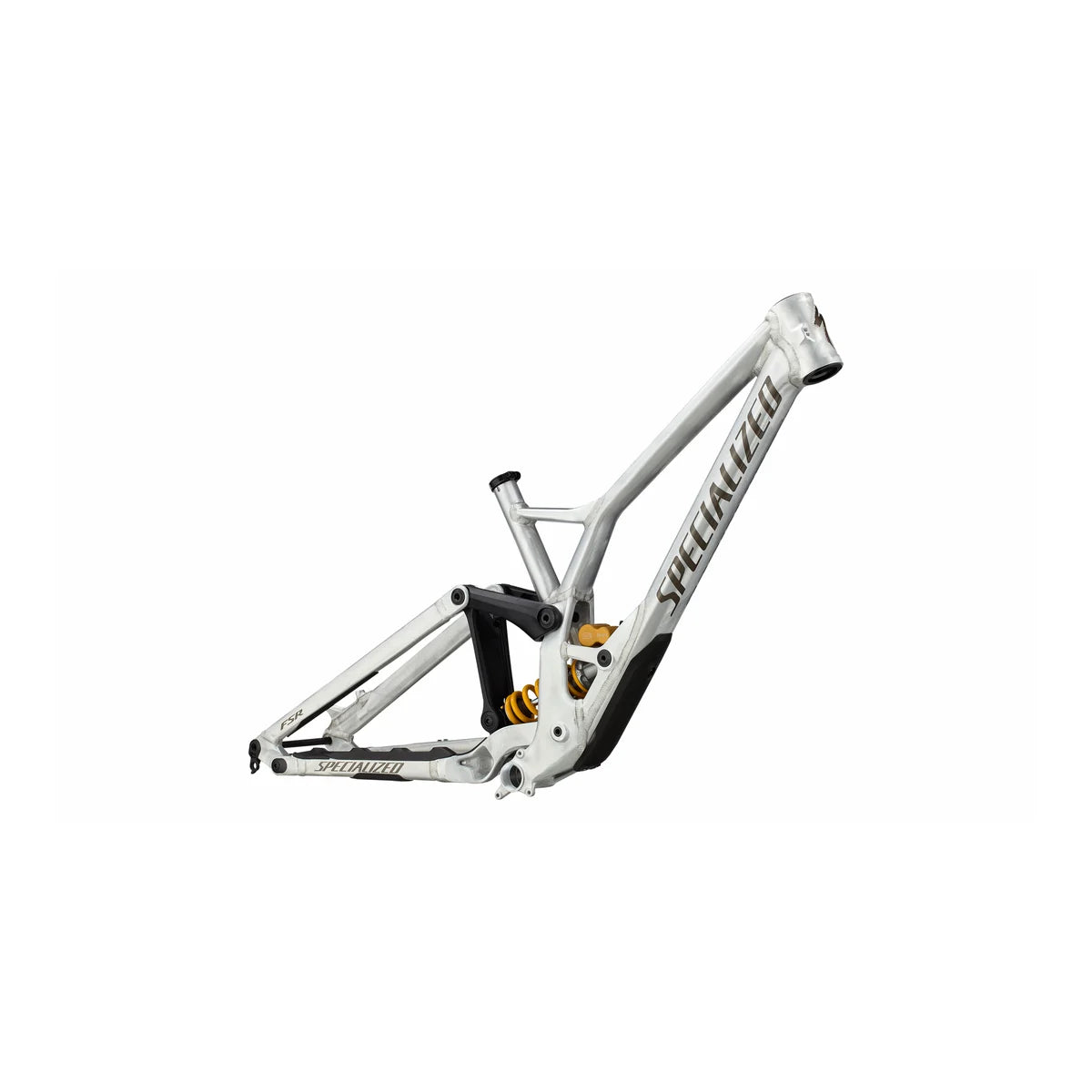 SPECIALIZED Demo Race 2025 Mountain Bike Frameset - Gloss Flake Silver / Gunmetal / Brushed