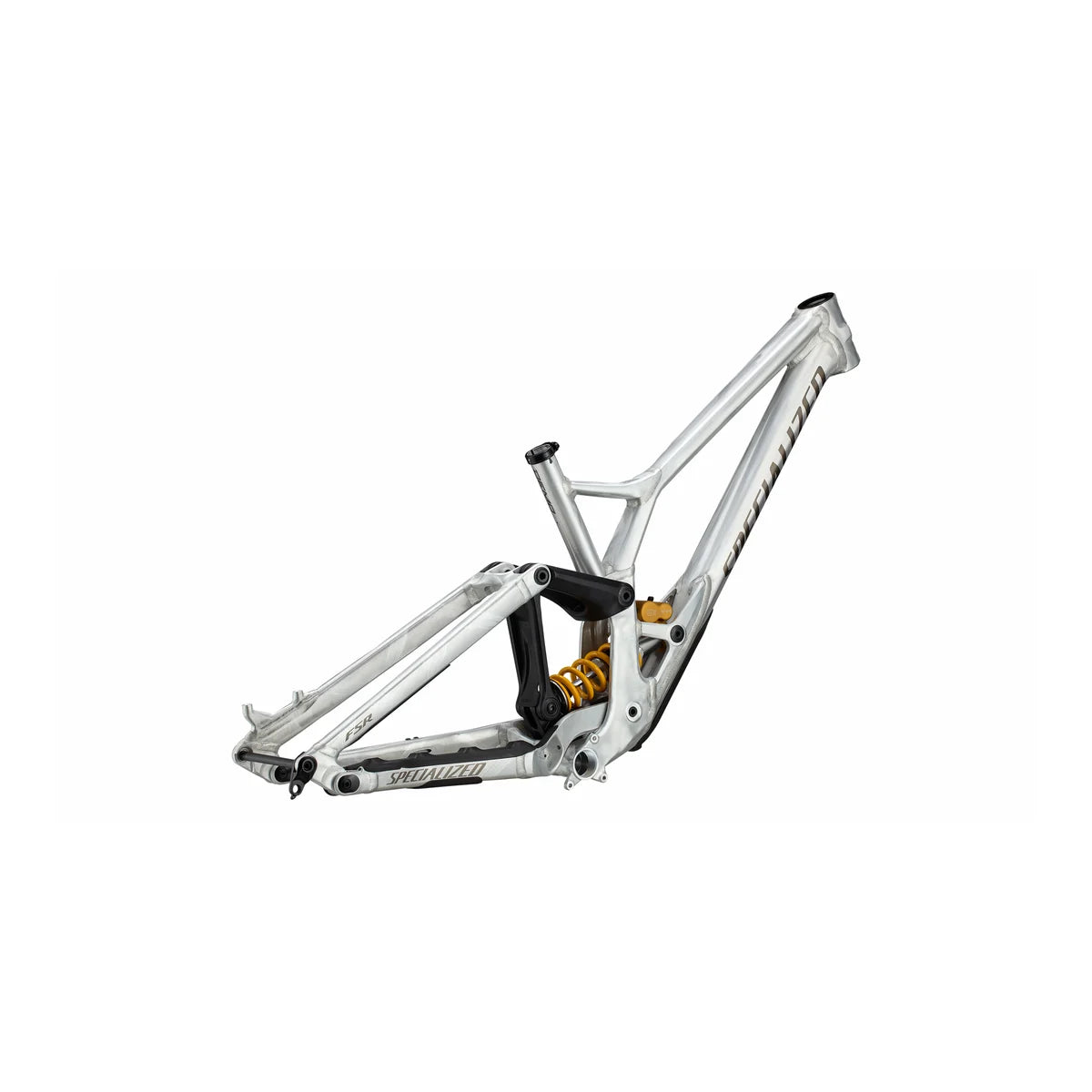 SPECIALIZED Demo Race 2025 Mountain Bike Frameset - Gloss Flake Silver / Gunmetal / Brushed