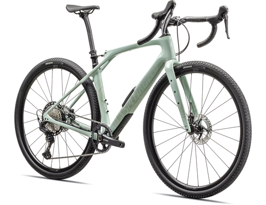 SPECIALIZED Diverge STR Comp Complete Gravel Bike Shimano GRX - GLOSS WHITE SAGE/PEARL-Complete Gravel Bikes-
