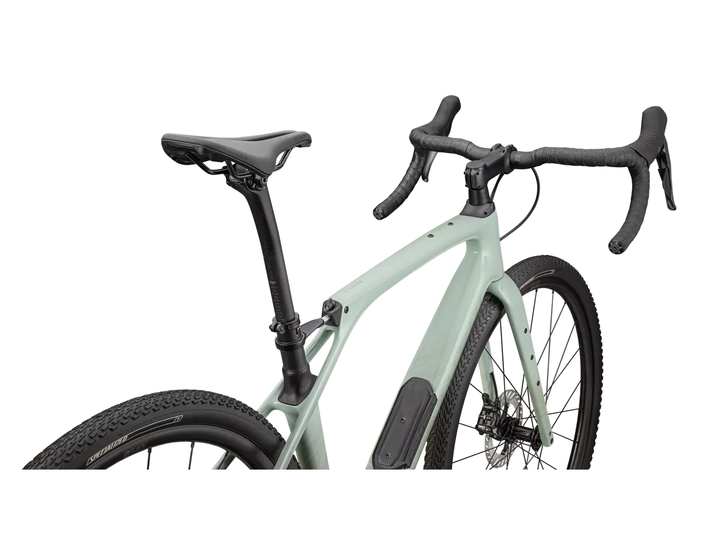 SPECIALIZED Diverge STR Comp Complete Gravel Bike Shimano GRX - GLOSS WHITE SAGE/PEARL-Complete Gravel Bikes-