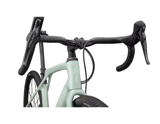 SPECIALIZED Diverge STR Comp Complete Gravel Bike Shimano GRX - GLOSS WHITE SAGE/PEARL-Complete Gravel Bikes-