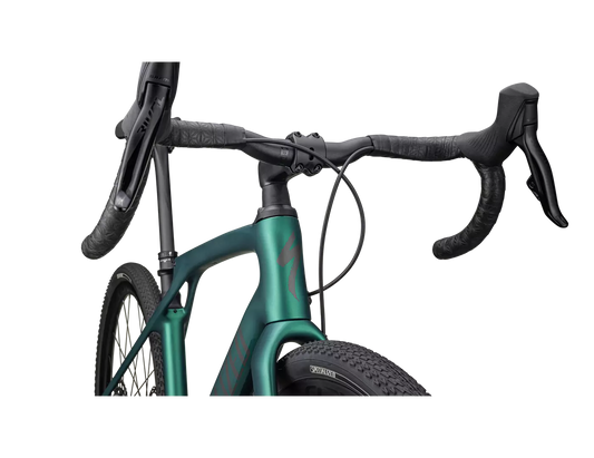 SPECIALIZED Diverge STR Expert Sram Complete Gravel Bike - SATIN METALLIC PINE/SMOKE-Complete Gravel Bikes-