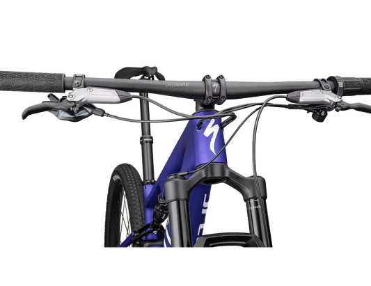 SPECIALIZED Epic 8 Comp SRAM GX Complete MTB - Satin Metallic/Sapphire White-Complete MTB Bikes-