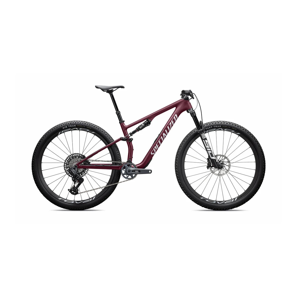 SPECIALIZED Epic 8 Expert 2026 SRAM GX AXS Complete MTB - Satin Bordeaux Metallic / White