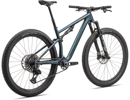 SPECIALIZED Epic Evo Pro LTD SRAM X0 AXS Complete MTB - Satin Metallic Deep Lake / Harvest Gold Metallic-Complete MTB Bikes-