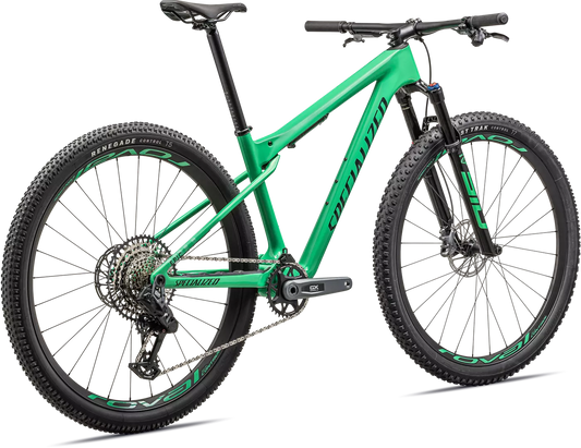 SPECIALIZED Epic WC Expert SRAM GX AXS Complete MTB - Gloss Electric Green / Forest Green Pearl-Complete MTB Bikes-