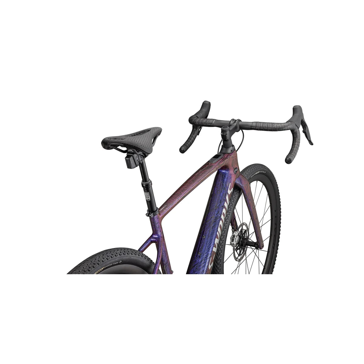 SPECIALIZED S-Works Turbo Creo 2 2025 SRAM RED / XX1 Eagle AXS Gravel E-Bike - Gloss Carbon / Red To Blue Pearl Strata / Satin Liquid Silver