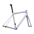 SPECIALIZED SWORKS AETHOS Road Frameset 2025 - SATIN CLAY - POWDER INDIGO - SILVER DUST - RADIAL FADE + LAPIS EDGE FADE / HYPER + 100% LAPIS
