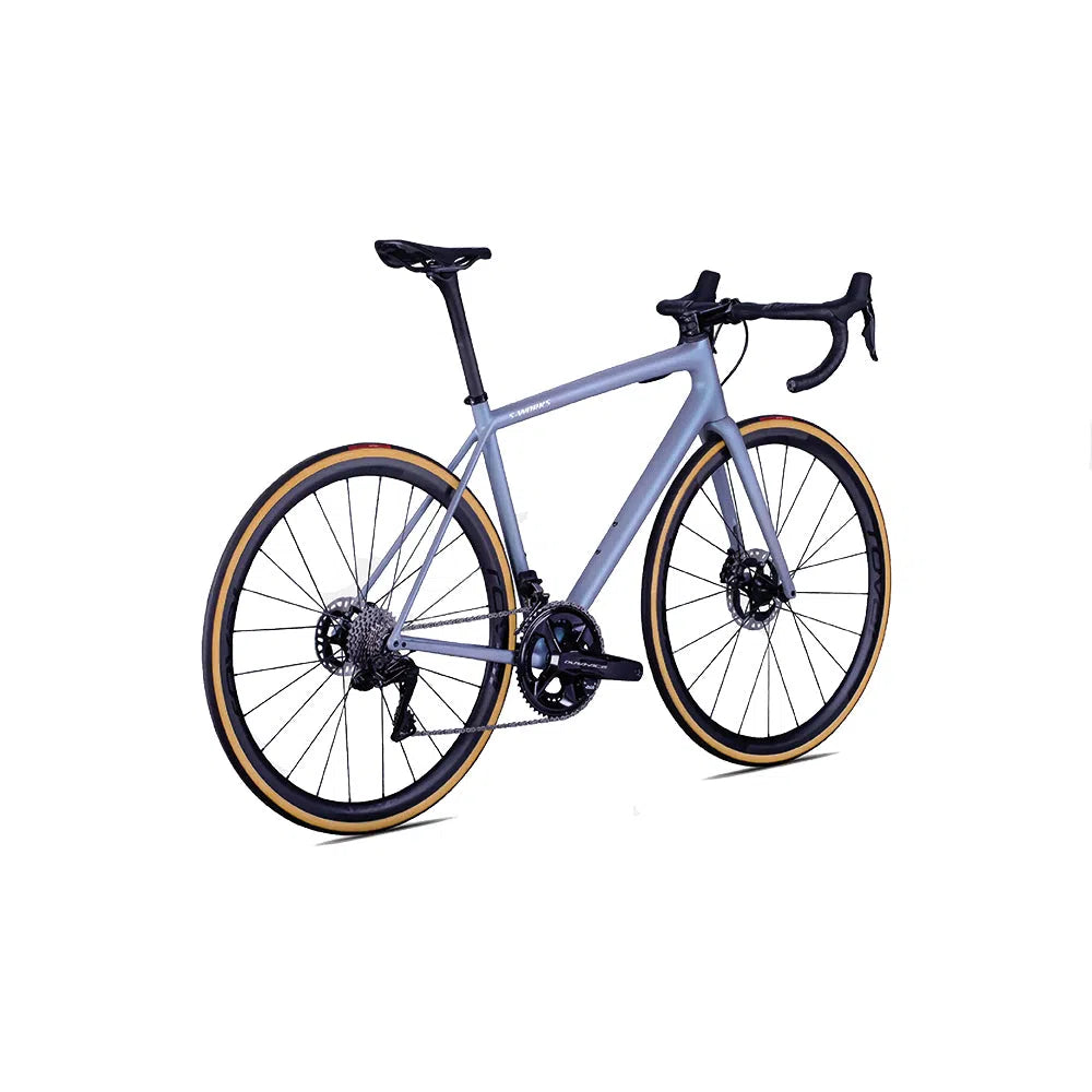 SPECIALIZED SWORKS AETHOS SW 2022 Complete Road Bike Shimano Dura Ace 9200 - Cool Grey/Chameleon Eyris Tint/Brushed Chrome-Complete Road Bikes-